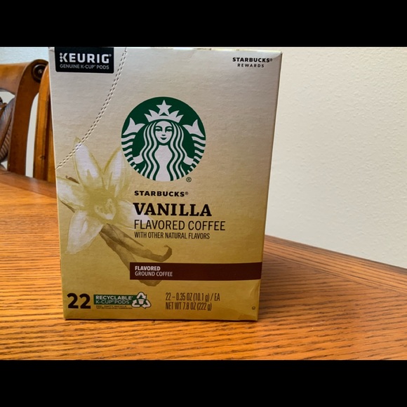 KEURIG K-CUP PODS STARBUCKS VANILLA FLAVORED 22ct.